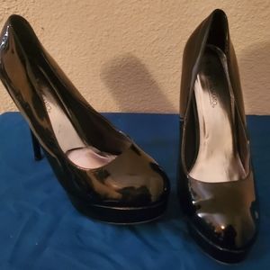 Black Patent Pump Heels